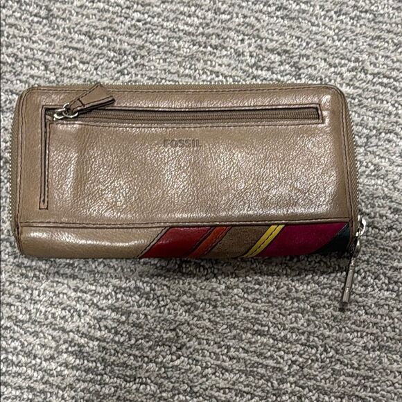 Fossil Colorful Striped Wallet - Picture 2 of 3